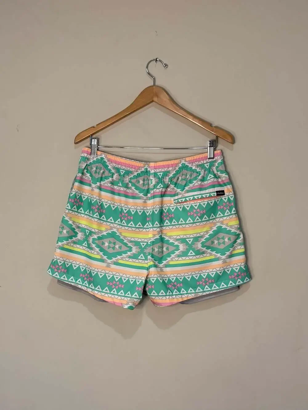Chubbies 'The En Fuegos' 4-inch Inseam Geometric Print Swim Trunks